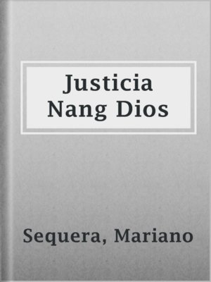 cover image of Justicia Nang Dios
